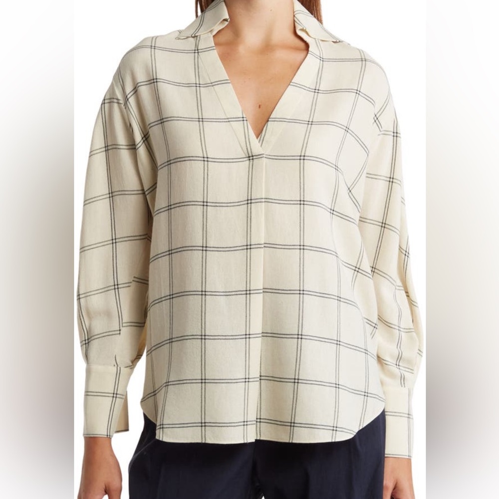 Vince plaid top